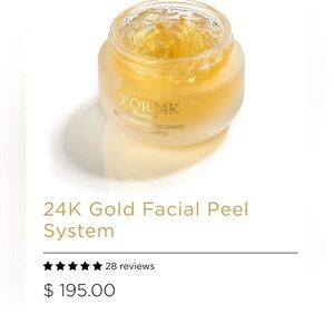 D'OR24K Gold Facial Peel for Radiant Skin